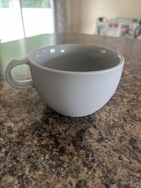 Nespresso Cappuccino Cup Big Game Collection D2502 Light Grey Porcelain